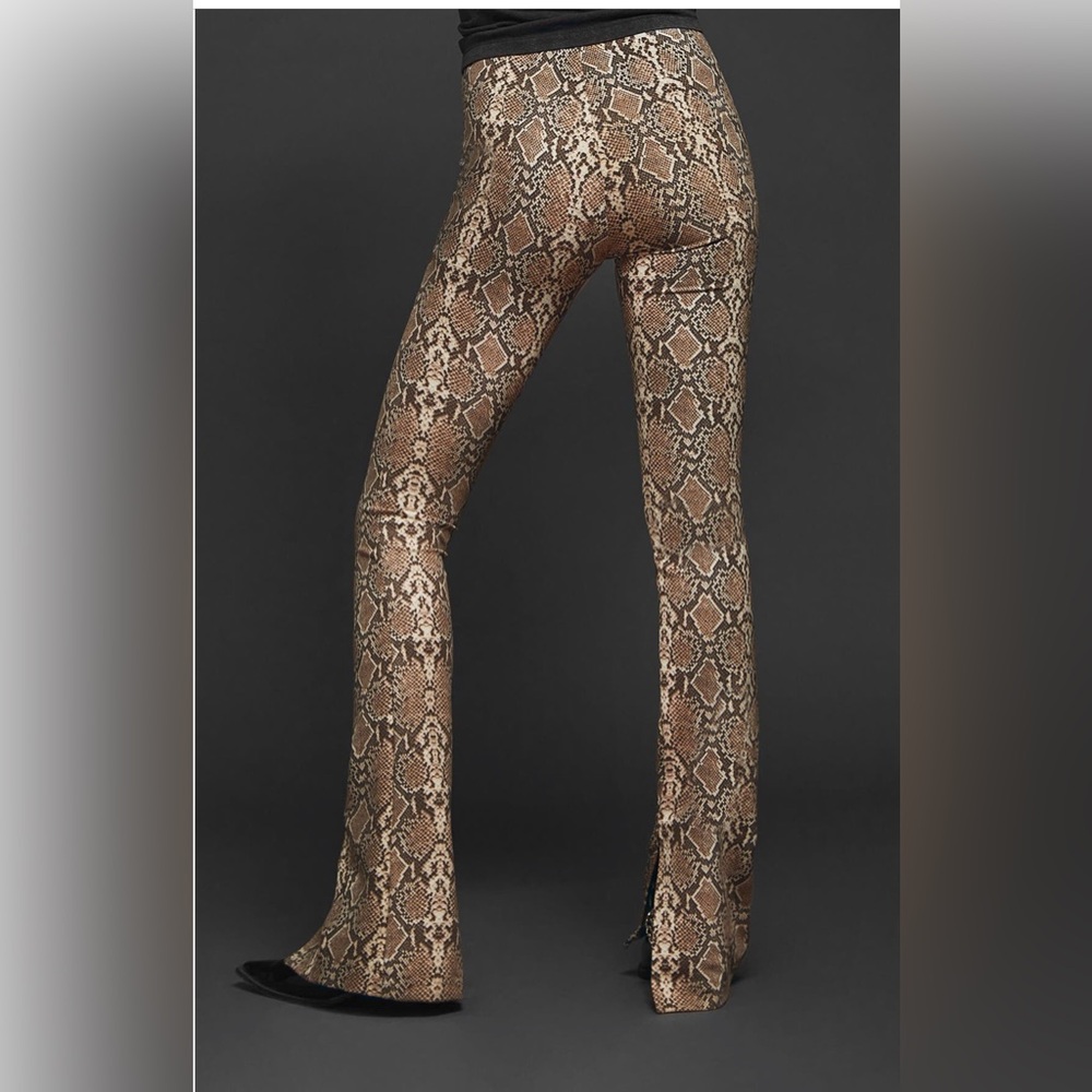 Anine Bing Women’s Python Print Split Cuff Cigare… - image 4